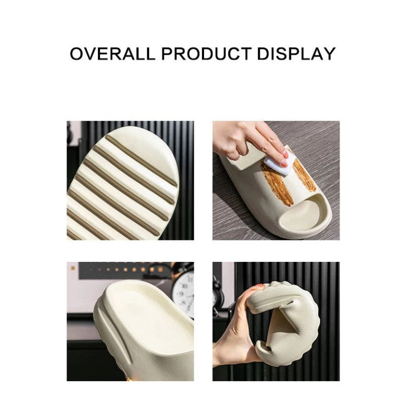 Summer House Cartoon Flip Flops