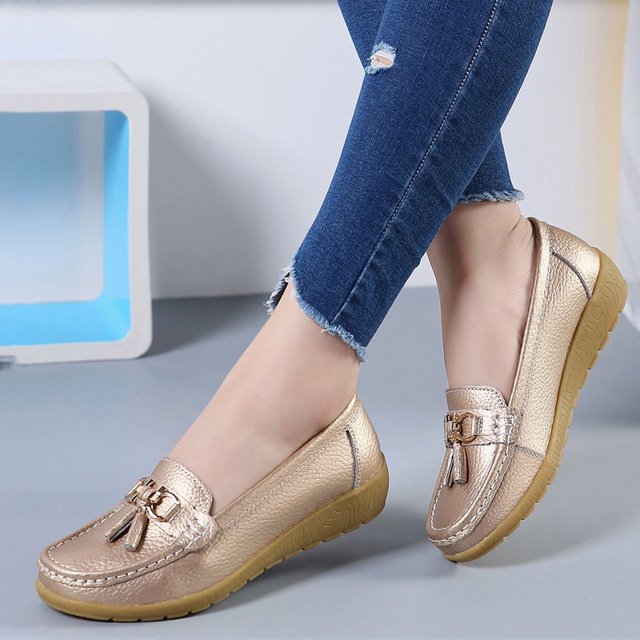 Leather Breathable Moccasins